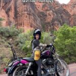 Cody Renee Cameron Instagram – ❤️ 

#Zion #harleydavidson #sportster #roadtrip #motorcyclegirl #bikerbabe #bikerchick #love