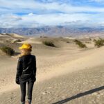 Cody Renee Cameron Instagram - Off the grid in Death Valley. 🏜️ 3 days of ripping thru the most incredible scenery: Bad Water Basin, Dante’s View, 20 Mule Road, Tecopa Hot Springs, Furnace Creek, Mesquite Sand Dunes and best of all, no cell phone reception. Only 3.5hrs outside LA or 1.5hrs outside Vegas. Follow @ironponyshow for this episode coming soon! Shoutout to my riding buddies @jigger.la @dynaloya #DeathValley #Badwaterbasin #dantesview #bikerbabe #chickswhoride #sportsternation #bikerchicksofinsta