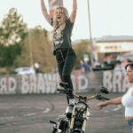 Cody Renee Cameron Instagram - Obsessed with women in the motorcycle community who support other women! @mrs_verhiel of @dellacrewco reached out to me 1 day and we had the loveliest convo about admiration, respect, & motorcycles. She said “I love what you’re doing how can I help?!” & I was blown away, because I thought, “GIRL, I love what YOU’RE doing SHEESH! What a BADASS! How can I be of service to YOU?!” She’s traveling around the world doing stunt shows & repping her dope motorcycle lifestyle clothing brand; I’m doubling for riders in tv shows and traveling around filming this motorcycle adventure show. We don’t see each other as adversaries, but rather as allies! She hooked me up with @mz.briwhite at @paradiseroadshow to snap some photos rocking her apparel and of course I was happy to oblige! I figure anyone she’s working with has to be just as cool & of course turns out Bri is just as rad and talented and supportive and it blows my mind how the web of support grows if you’re just out there being authentic, and open-minded, and humble. Keep creating, keep being kind, & the universe will open up to you! ❤️⚡️💀 and go check out @dellacrewco gear!!! 😎 Also rockin’ my @shewolfmotoco hat- another badass motorcycle ridin’ lady out here making the world a better place! 😻 Photocred @mz.briwhite Event @paradiseroadshow