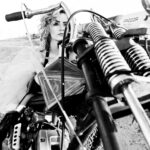 Cody Renee Cameron Instagram - Throwback to 1 of my fav set with @shalongoss ❤️⚡️ I love vintage choppers! 🏍️ 💨 Which pic is your fav?! 📸 ❓ 📸 @shalongoss To see all the pix click link in bio 🔗