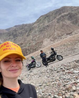 Cody Renee Cameron Instagram - Off the grid in Death Valley. 🏜️ 3 days of ripping thru the most incredible scenery: Bad Water Basin, Dante’s View, 20 Mule Road, Tecopa Hot Springs, Furnace Creek, Mesquite Sand Dunes and best of all, no cell phone reception. Only 3.5hrs outside LA or 1.5hrs outside Vegas. 

Follow @ironponyshow for this episode coming soon! 

Shoutout to my riding buddies @jigger.la @dynaloya 
#DeathValley #Badwaterbasin #dantesview #bikerbabe #chickswhoride #sportsternation #bikerchicksofinsta