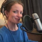 Cody Renee Cameron Instagram - Behind the scenes of the @IronPonyShow voiceover process with @jigger.la 📸 ✍️⚡️ shoutout to our editor @rach.mclach for the edit we’re working on! Tune in next Thursday for our Death Valley Motorcycle Adventure!