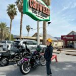 Cody Renee Cameron Instagram - Off the grid in Death Valley. 🏜️ 3 days of ripping thru the most incredible scenery: Bad Water Basin, Dante’s View, 20 Mule Road, Tecopa Hot Springs, Furnace Creek, Mesquite Sand Dunes and best of all, no cell phone reception. Only 3.5hrs outside LA or 1.5hrs outside Vegas. Follow @ironponyshow for this episode coming soon! Shoutout to my riding buddies @jigger.la @dynaloya #DeathValley #Badwaterbasin #dantesview #bikerbabe #chickswhoride #sportsternation #bikerchicksofinsta
