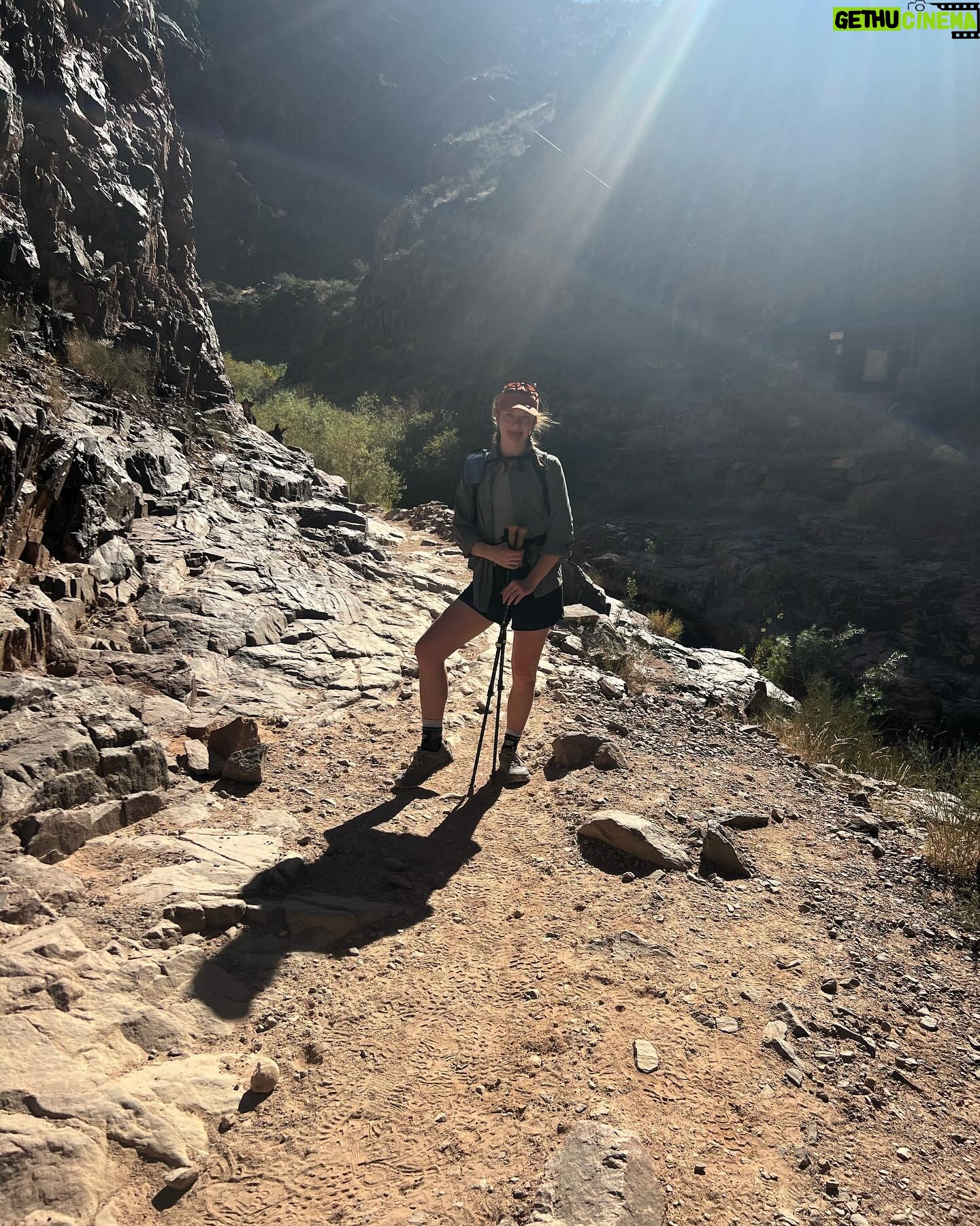 Colby Minifie Instagram - Fall 2023: the LEGEND @anniefunke and I hiked down and up the Grand Canyon in a day. We started in the dark and watched the sunrise and sunset from within the canyon. Almost 22 miles and 7,000ft of elevation and we were happier than ever. Highly recommend if you absolutely want to lose your goddamn MIND!