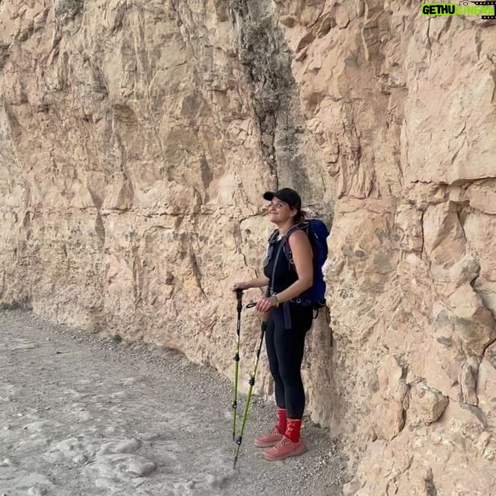 Colby Minifie Instagram - Fall 2023: the LEGEND @anniefunke and I hiked down and up the Grand Canyon in a day. We started in the dark and watched the sunrise and sunset from within the canyon. Almost 22 miles and 7,000ft of elevation and we were happier than ever. Highly recommend if you absolutely want to lose your goddamn MIND!