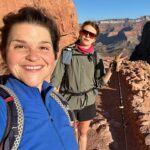 Colby Minifie Instagram - Fall 2023: the LEGEND @anniefunke and I hiked down and up the Grand Canyon in a day. We started in the dark and watched the sunrise and sunset from within the canyon. Almost 22 miles and 7,000ft of elevation and we were happier than ever. Highly recommend if you absolutely want to lose your goddamn MIND!