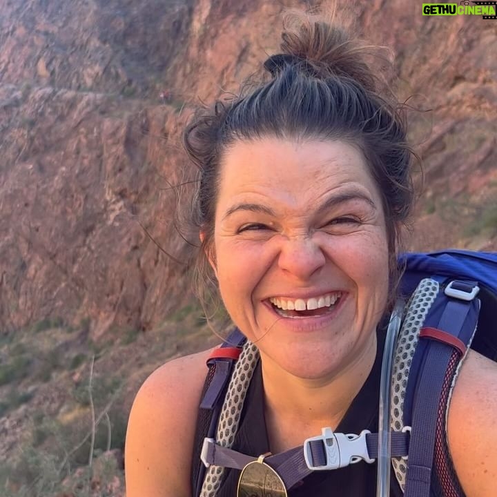 Colby Minifie Instagram - Fall 2023: the LEGEND @anniefunke and I hiked down and up the Grand Canyon in a day. We started in the dark and watched the sunrise and sunset from within the canyon. Almost 22 miles and 7,000ft of elevation and we were happier than ever. Highly recommend if you absolutely want to lose your goddamn MIND!