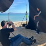 Collien Ulmen-Fernandes Instagram - #InfluencerinInAusbildung #LifeOfAnFashionModel #ShootingAmStrand #😎🏝️🤟🏽 Photo by mi hija 🫶🏽