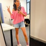 Collien Ulmen-Fernandes Instagram - #OutfitOfTheDay #FilmingInBarcelona
