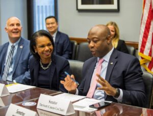 Condoleezza Rice Instagram - Education is the great equalizer. Let us do the important work of making a quality education available to every child in this country. The choice to attend a good school should not just be a luxury for the privileged few, but a right for all.
 
Thank you to @senatortimscott @repmoolenaar and the School Choice Caucus for hosting this important discussion.