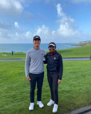 Condoleezza Rice Instagram - It’s always great to be back at Pebble Beach. Congratulations to my partner this week and fellow Stanford Cardinal @bwu97 on finishing 2nd, and to tournament champion Justin Rose and team champions @benw_silverman on IG and @aaronrodgers12.