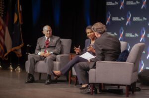Condoleezza Rice Instagram - Today we hold in our hearts the memory of those lost 22 years ago and our country’s capacity to come together as a nation. It was an honor to join so many including Governor Polis, Mayor Johnston, Admiral James Stavridis, and Peter Bergen for ‘Colorado Remembers 9/11,’ reflecting on that day which would change our nation forever and discussing current national security issues. 🇺🇸