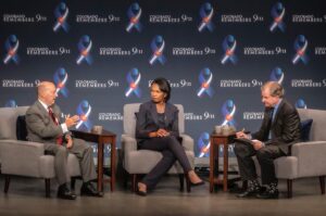 Condoleezza Rice Instagram - Today we hold in our hearts the memory of those lost 22 years ago and our country’s capacity to come together as a nation. It was an honor to join so many including Governor Polis, Mayor Johnston, Admiral James Stavridis, and Peter Bergen for ‘Colorado Remembers 9/11,’ reflecting on that day which would change our nation forever and discussing current national security issues. 🇺🇸