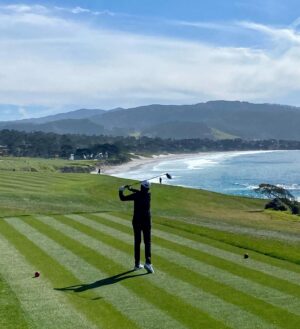 Condoleezza Rice Instagram - It’s hard to beat a beautiful day like this at the AT&T Pebble Beach Pro-Am.