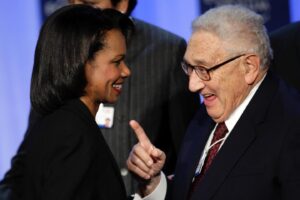 Condoleezza Rice Instagram - Henry Kissinger was a towering world figure, a strategic thinker and easily one of the most influential Secretaries of State in American history. Having just traveled to China this past July, Henry never stopped learning, never stopped thinking and never stopped looking for answers to the world’s hard problems.
 
I first encountered him as a graduate student and could never have imagined that one day he would become a colleague, a trusted advisor, a confidant, and most of all, a very dear friend.
 
Henry, your influence shaped the world we live in. Your work here is done. Rest in Peace.