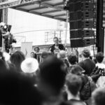 Conor Leslie Instagram - Bryan Cranston (and Michael Shannon in the background) at the @sagaftra rally in Times Square yesterday ✊🏼 Taken on my Pentax k1000 • 85mm lens for those who wonder how it’s so zoomed in when I was observing from so far away. 🪧🤍
