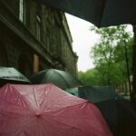 Conor Leslie Instagram - a reminder on getting stuck in the rain: it’s just a little water🤍 35mm • paris • may 2023