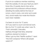 Conor Leslie Instagram – I’m saddened but not surprised that those with financial power would disrespect the artists that help them get there. 
Shocking, I wrote something too long for a caption. 
Read it or don’t, agree or don’t, but greed disgusts me and I’m proud to be an artist standing by my community of writers & now actors. 

This is one of my first headshots from when I was 12. 
(Don’t ask me what that hat and necklace choice was… it was 2003. We aren’t hear to discuss it but it’s called fashun. There’s another vogue worthy lewk in the last slide if you make it that far and it’s my current pissed off expression.)

❤️