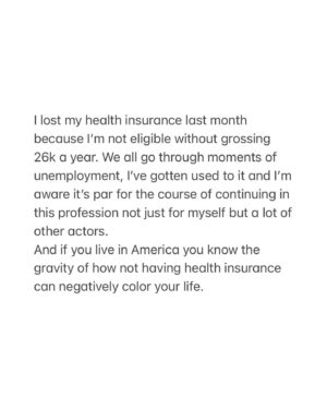 Conor Leslie Instagram - I’m saddened but not surprised that those with financial power would disrespect the artists that help them get there. 
Shocking, I wrote something too long for a caption. 
Read it or don’t, agree or don’t, but greed disgusts me and I’m proud to be an artist standing by my community of writers & now actors. 

This is one of my first headshots from when I was 12. 
(Don’t ask me what that hat and necklace choice was… it was 2003. We aren’t hear to discuss it but it’s called fashun. There’s another vogue worthy lewk in the last slide if you make it that far and it’s my current pissed off expression.)

❤️
