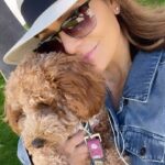 Constance Marie Instagram - Sunday walk with my Bella Baby. ✨💕✨ Have a great day!! ✨ #PuppyLove #Sunday #Puppy #Goldendoodle