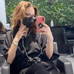 Constance Marie Instagram - Thank you @ronacolor @lukaro_salon & @ashleyssalgado ✨🙏🏽✨ You Give Good Hair 🔥 #Saturday #Salon #Highlights