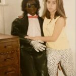 Constance Zimmer Instagram - #tbt 15 year old me posing with my birthday present…my very own life sized Michael Jackson doll. My face says it all…#yourewelcome