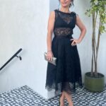 Constance Zimmer Instagram - I got dressed up for my best friend to celebrate her work on #theholdovers at the Oscars! Loved this @united_wood outfit! Loved this glam @violetartistry! Loved the @mayabrenner diamonds!! Loved this night with my bestie of over 25 years! Loved celebrating Hollywood!