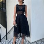 Constance Zimmer Instagram - I got dressed up for my best friend to celebrate her work on #theholdovers at the Oscars! Loved this @united_wood outfit! Loved this glam @violetartistry! Loved the @mayabrenner diamonds!! Loved this night with my bestie of over 25 years! Loved celebrating Hollywood!