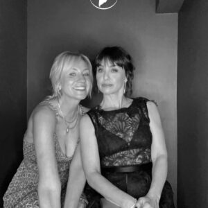 Constance Zimmer Instagram - I got dressed up for my best friend to celebrate her work on #theholdovers at the Oscars! Loved this @united_wood outfit! Loved this glam @violetartistry! Loved the @mayabrenner diamonds!! Loved this night with my bestie of over 25 years! Loved celebrating Hollywood!