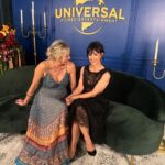 Constance Zimmer Instagram - I got dressed up for my best friend to celebrate her work on #theholdovers at the Oscars! Loved this @united_wood outfit! Loved this glam @violetartistry! Loved the @mayabrenner diamonds!! Loved this night with my bestie of over 25 years! Loved celebrating Hollywood!