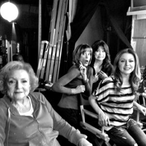 Constance Zimmer Instagram - On this day 10 YEARS AGO!! What??? How is that possible? Grateful to have worked with #alextrebeck and #bettywhite before they passed and what an incredible experience to be back on a sitcom for a LIVE episode of @hotnclevelandtv with all of these amazing  actors! I miss sitcoms and I miss Betty White. #sundayvibes
