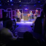 Constance Zimmer Instagram - THANK YOU, 5!! Thank YOU @roguemachinetheatre @isidora and @joshuabitton for inviting us to do this for the second time and crushing it once again with new cast members!! It’s so important to keep Theater ALIVE, where artists can truly craft and be creative. I not only got to meet new friends, but hug and hang out with some of my longest friendships in this business! (If you swipe you’ll get some sage advice from @traciethoms) Also amongst the laughter @stephenadlyguirgis performed an original monologue to introduce @garyjulesmusic singing “it’s a mad world,” 18 year old @sophiepollono sung her heart out and @mrcheyennejackson closed the show, don’t think there was a dry eye in the house after those moments! It was a beyond wonderful night with beyond wonderful people! #tbt to #tuesday
