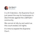 Cori Bush Instagram – Expand The Supreme Court.