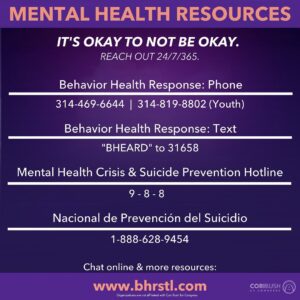 Cori Bush Instagram - St. Louis, it’s okay to not be okay right now.

You do not have to work through this trauma alone. Please, reach out and talk to someone. Here are some emergency mental health resources.