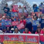 Cori Bush Instagram - Thank you to the more than 50 members of our community, including Black leaders & advocates, artists & femcees, Palestinian & Jewish allies, @saintlouisdsa, & others who came out to support your Congresswomen & the Annie Malone May Day Parade! Your Congresswoman loves you💜