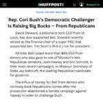 Cori Bush Instagram - When you’re backed by AIPAC, there’s nothing you won’t compromise on for a MAGA check. Just ask @coribush’s opponent and his Josh Hawley megadonors.