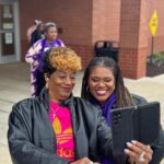 Cori Bush Instagram - Loved meeting with voters at the polls Tuesday and hearing, “We got your back!” Let’s go!