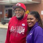 Cori Bush Instagram - Loved meeting with voters at the polls Tuesday and hearing, “We got your back!” Let’s go!