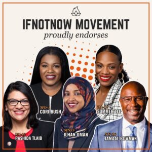 Cori Bush Instagram - Thank you to our Jewish siblings at @ifnotnoworg for your steadfast leadership in our push for a lasting ceasefire, the return of all hostages & the safety of all Israelis & Palestinians.

Together, we’ll #RejectAIPAC & defeat far-right extremism in the U.S. & across the world.