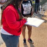 Cori Bush Instagram - While Trump is dominating the headlines, democracy is in action today with Wisconsin’s Supreme Court race, Chicago’s Mayoral race, and even right here in St. Louis with a lot of important elections locally. This is what democracy looks like!