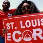 Cori Bush Instagram - Thank you to the more than 50 members of our community, including Black leaders & advocates, artists & femcees, Palestinian & Jewish allies, @saintlouisdsa, & others who came out to support your Congresswomen & the Annie Malone May Day Parade! Your Congresswoman loves you💜