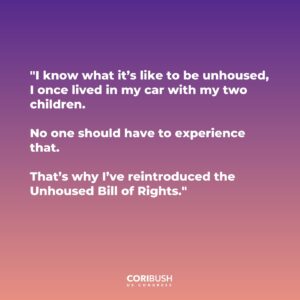 Cori Bush Instagram - Housing is a human right.