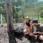 Corinne Foxx Instagram – The moment sweet Donna went home 💚 Thank you to @wildlifewarriorsworldwide & @australiazoo for allowing us to be a part of this precious angel’s homecoming. We are learning so much about the conservation & rehabilitation efforts of these incredible organizations here in Australia. And of course, a huge thank you to the Irwin family for hosting us! @bindisueirwin @robertirwinphotography @terriirwincrikey