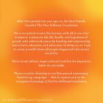 Corinne Foxx Instagram - We are honored to announce the formation of The Nico Stillman Foundation (TNSF), founded and run by Nico’s closest friends and family. Our mission is to improve the life, health, and happiness of people with colorectal cancer by funding and empowering researchers, educators, and advocates. In our first year, TNSF has made a pledge to support the Colorectal Cancer Alliance in advancement of both our mission and theirs. Now, we would like to celebrate the foundation’s first anniversary, and Nico’s beautiful life, with our First Annual Memorial Fundraiser. As we continue to build the foundation in Nico’s memory, it is with the power of your generosity that this foundation will touch the lives of many facing their toughest battles. Please join us in honoring Nico and commencing our commitment to creating a better world for those affected by colorectal cancer. Please visit thenicostillmanfoundation.com to donate and please note: the website as well as the foundation are growing and will be improved in the months to come. Thank you all.