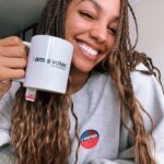 Corinne Foxx Instagram - That post-exercising my right to vote feeling @iamavoter 🇺🇸🗳❤️ #vote #iamavoter #electionday