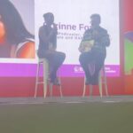Corinne Foxx Instagram - What a joy it was to take the stage at @adobe MAX alongside @namicommunicate to talk about the intersection of creativity and mental health 🎨💚