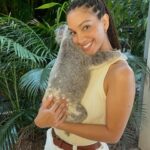 Corinne Foxx Instagram – koala hugs are the best kind of hugs ❤️🐨