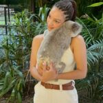 Corinne Foxx Instagram – koala hugs are the best kind of hugs ❤️🐨