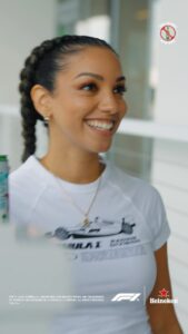 Corinne Foxx Instagram - Pardon my language but no one does F1 quite like @heineken_us 🏎️🍻