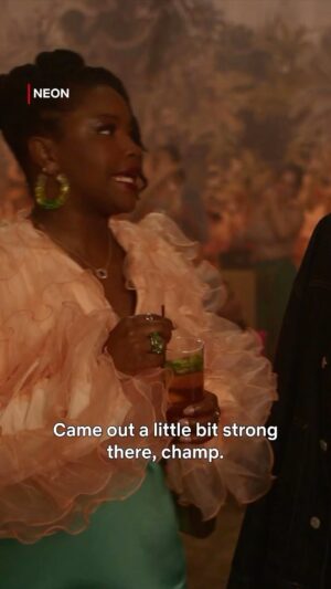 Courtney Taylor Instagram - @strongblacklead documenting the many faces of ME 🥹❤️ get into it !!! 

Watch NEON on @netflix !!!